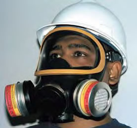 Full-face respirator (APF=50)