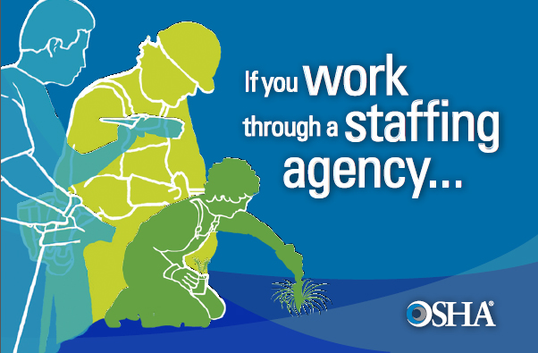 English graphic- "If you work through a staffing agency..."