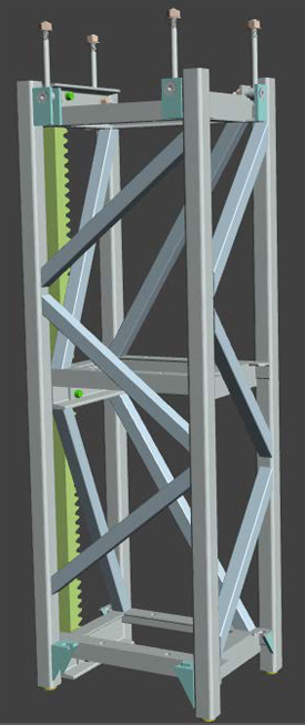 Figure 5 which is a 3-D image of a mast section