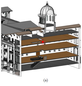 schematic of the building