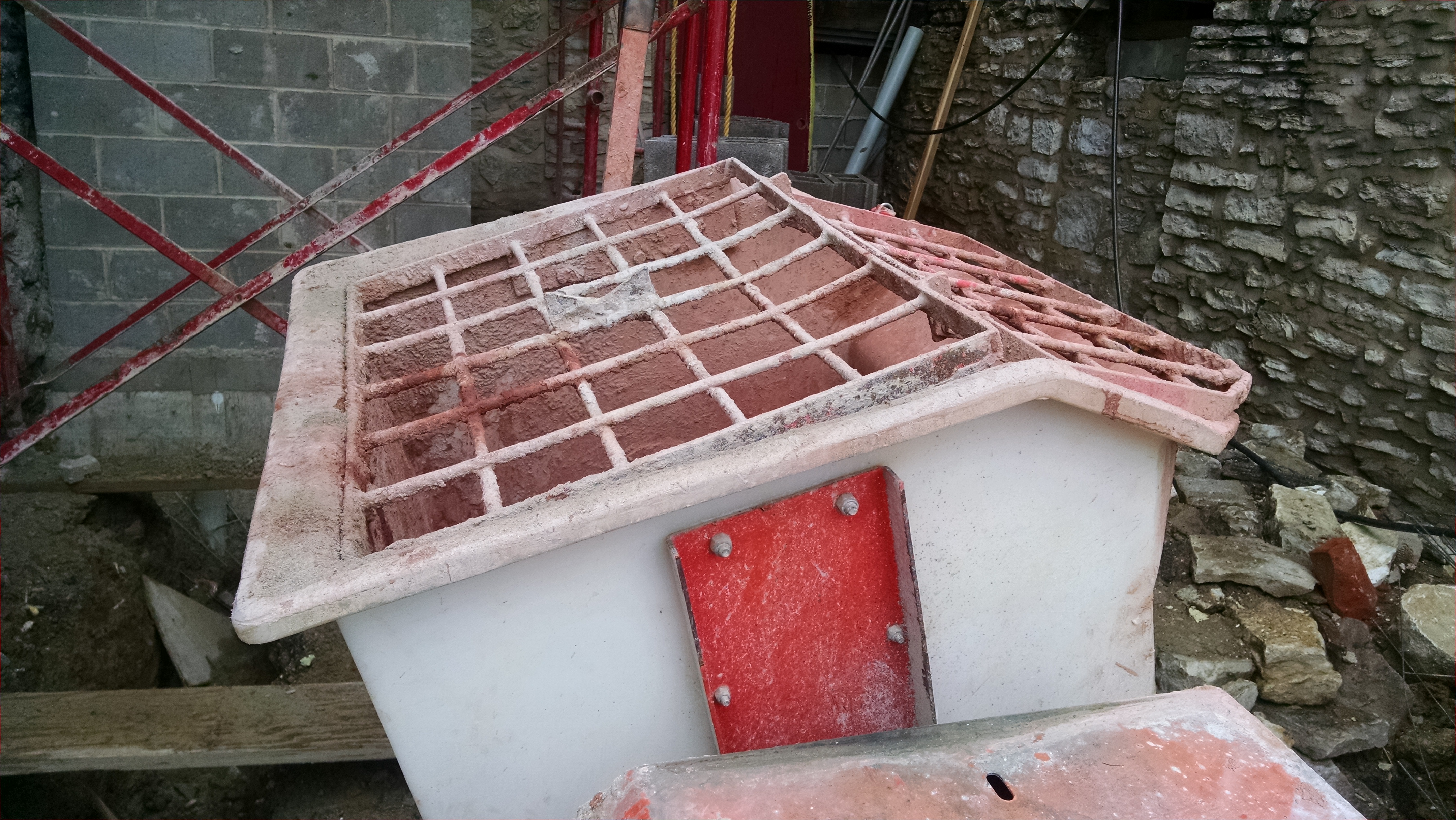 Mortar Mixer Guard