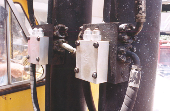 photo of boom hoist disconnects