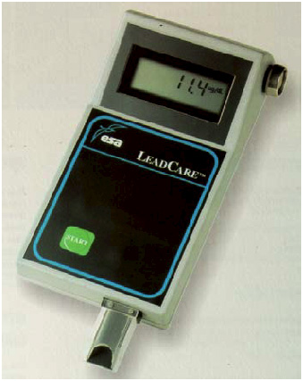 Photo of ESA's LeadCare ASV instrument 