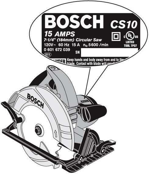 Picture of Recalled Circular Saw