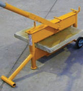 photo of a mechanical splitter in use