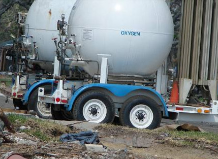 Photo of oxygen tanks