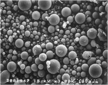 photo of microscopic particles