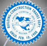 building construction trades dept. logo