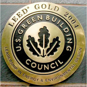 leadership in energy and environmental design award ot U.S. Green Building Council