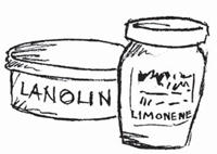 Do not use lanolin, petroleum jelly, or