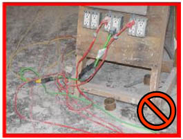 Los circuitos sobrecargados pueden causar un incendio.