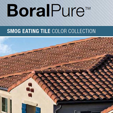 Image of BoralPure Tiles, which contain nano-titanium dioxide