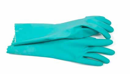 image of unsupported polymer gloves