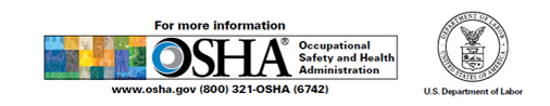 OSHA and DOL logos