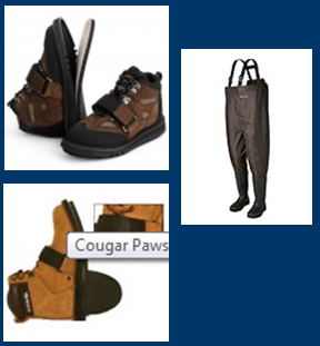 footwear- high waders and boots