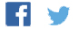 twitter and facebook logos