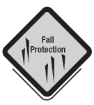 Fall Protection Hazard Sign