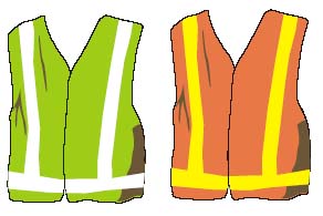 Illustration of vests